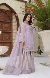 LUX-01-03-25 (TULSI) 4PC - Tehzeeb Fashion