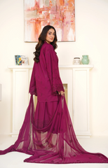 TXB-01-03-25 (Aadhvita) 3PC - Tehzeeb Fashion
